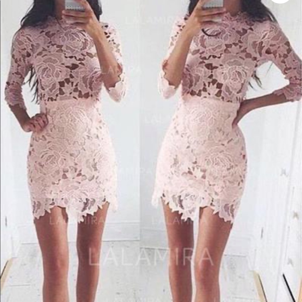Blush Lace cocktail dress (women’s)
